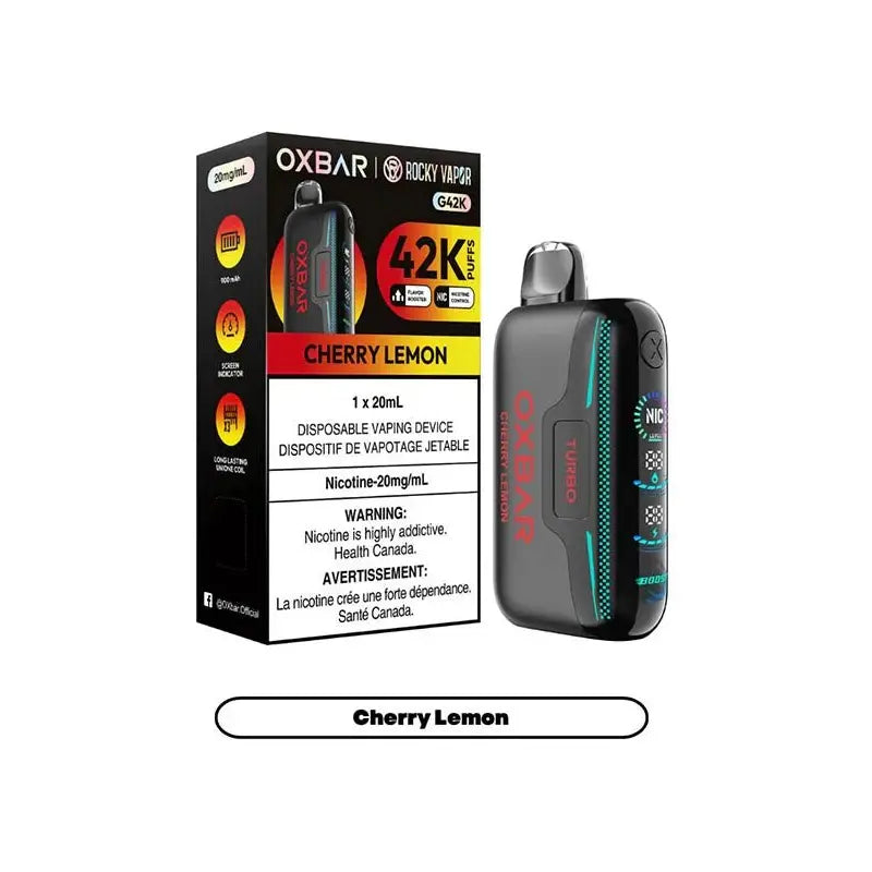 OXBAR G42K Disposable - Cherry Lemon - Vapeshop Mania
