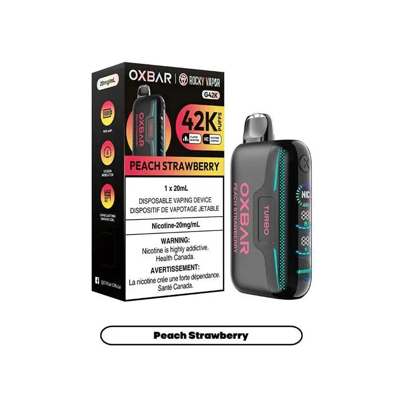 OXBAR G42K Disposable - Peach Strawberry - Vapeshop Mania