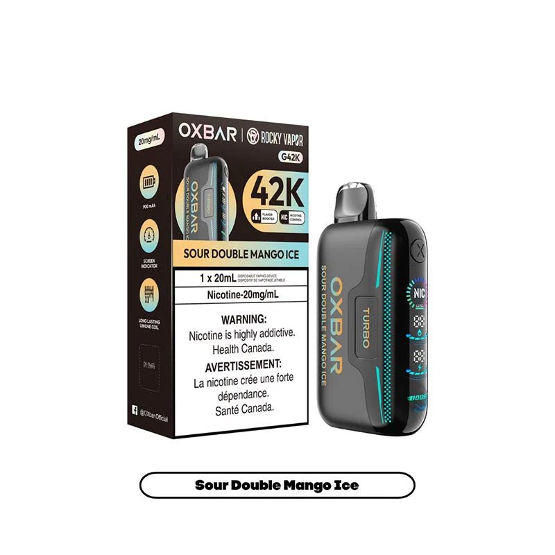 Shop OXBAR G42K Disposable - Sour Double Mango - at Vapeshop Mania