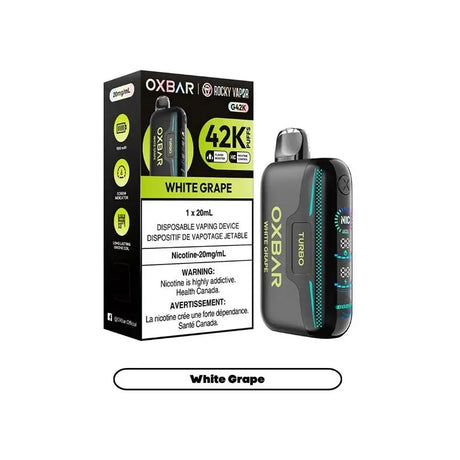 OXBAR G42K Disposable - White Grape - Vapeshop Mania