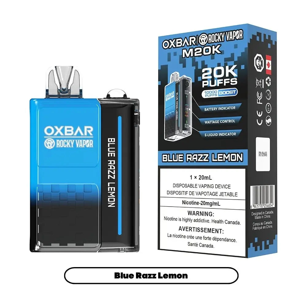 OXBAR M20K Disposable - Blue Razz Lemon - Vapeshop Mania