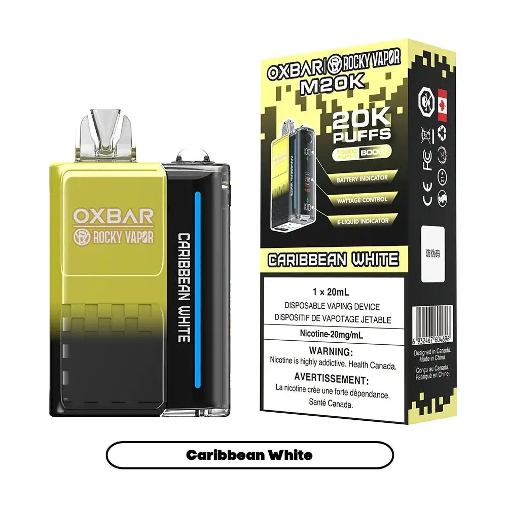 OXBAR M20K Disposable - Caribbean White - Vapeshop Mania