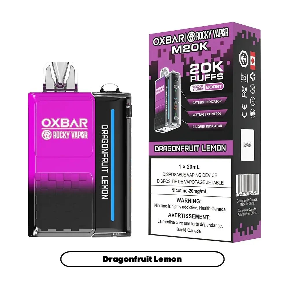 OXBAR M20K Disposable - Dragonfruit Lemon - Vapeshop Mania