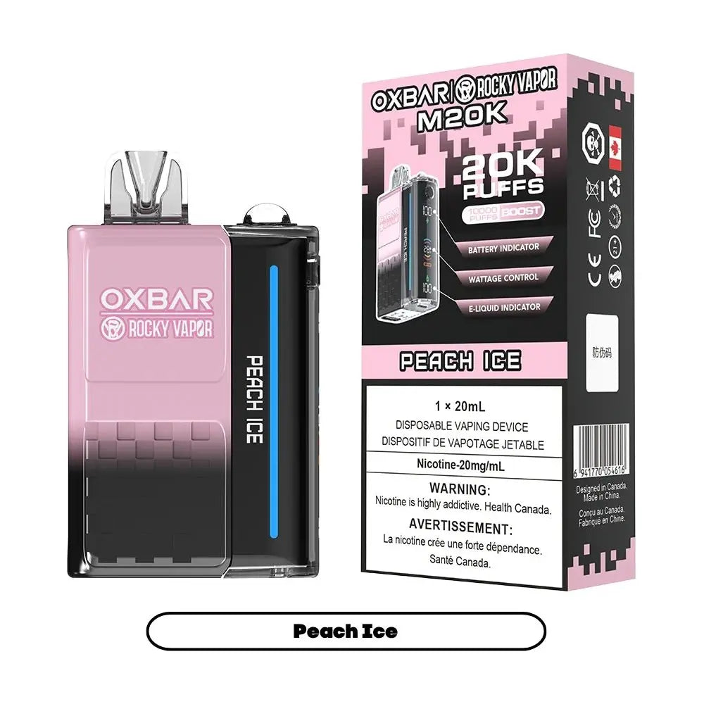 OXBAR M20K Disposable - Peach Ice - Vapeshop Mania