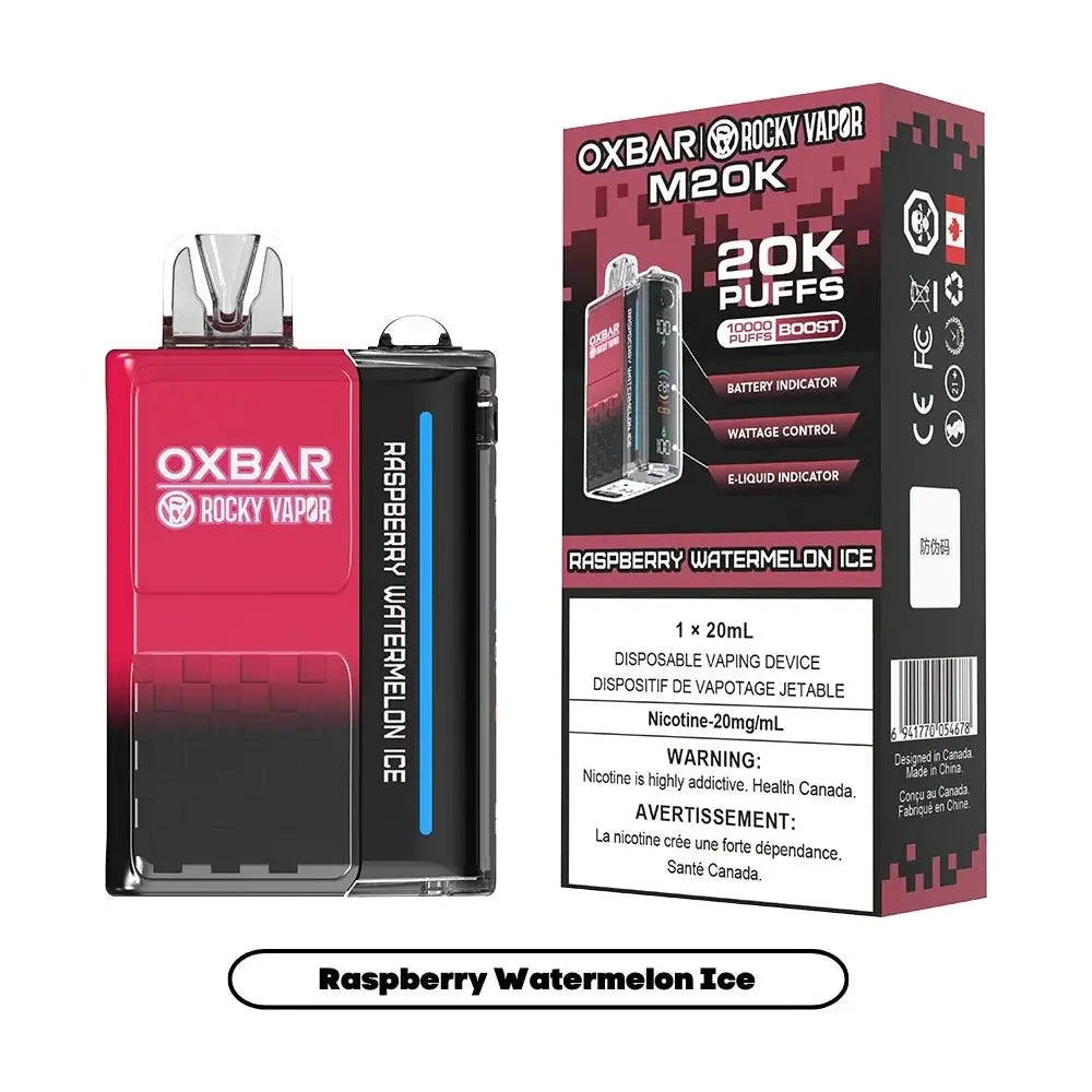 OXBAR M20K Disposable - Raspberry Watermelon Ice - Vapeshop Mania