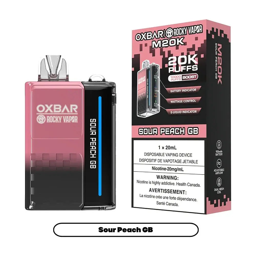OXBAR M20K Disposable - Sour Peach GB - Vapeshop Mania