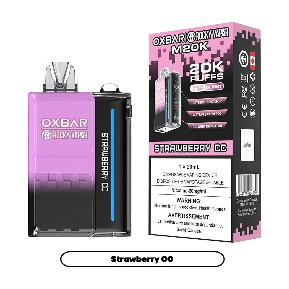 OXBAR M20K Disposable - Strawberry CC - Vapeshop Mania