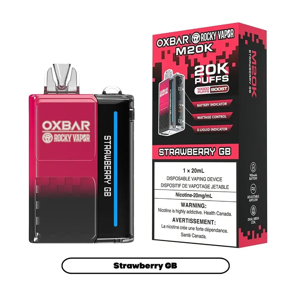 OXBAR M20K Disposable - Strawberry GB - Vapeshop Mania