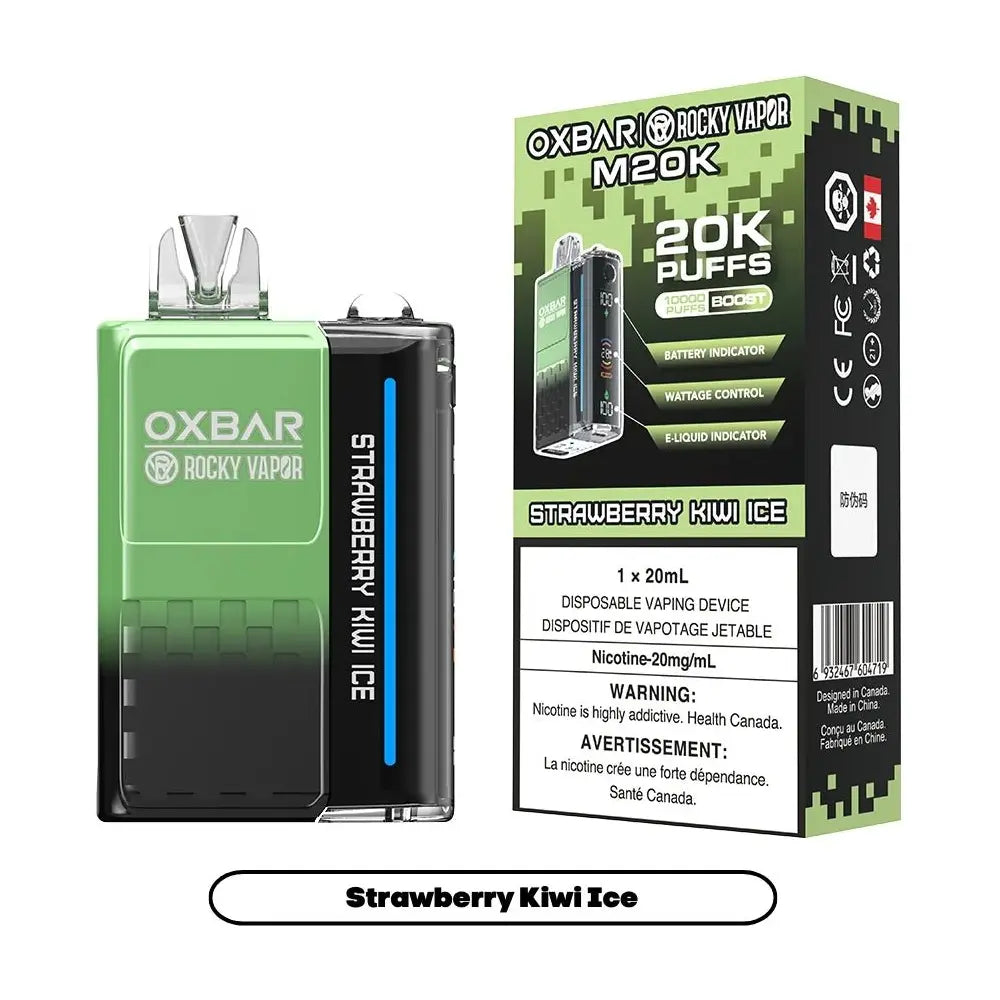 OXBAR M20K Disposable - Strawberry Kiwi Ice - Vapeshop Mania