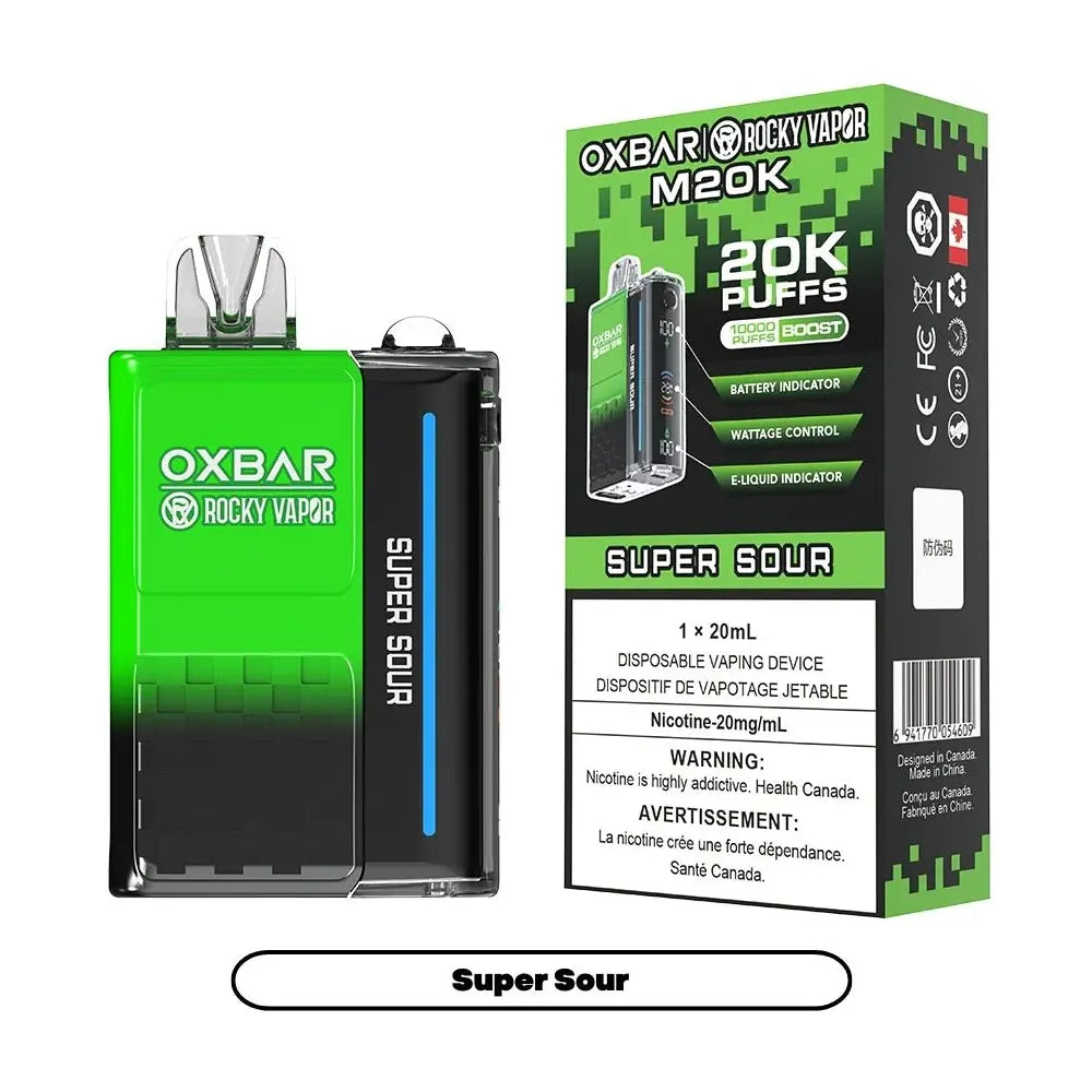 OXBAR M20K Disposable - Super Sour - Vapeshop Mania