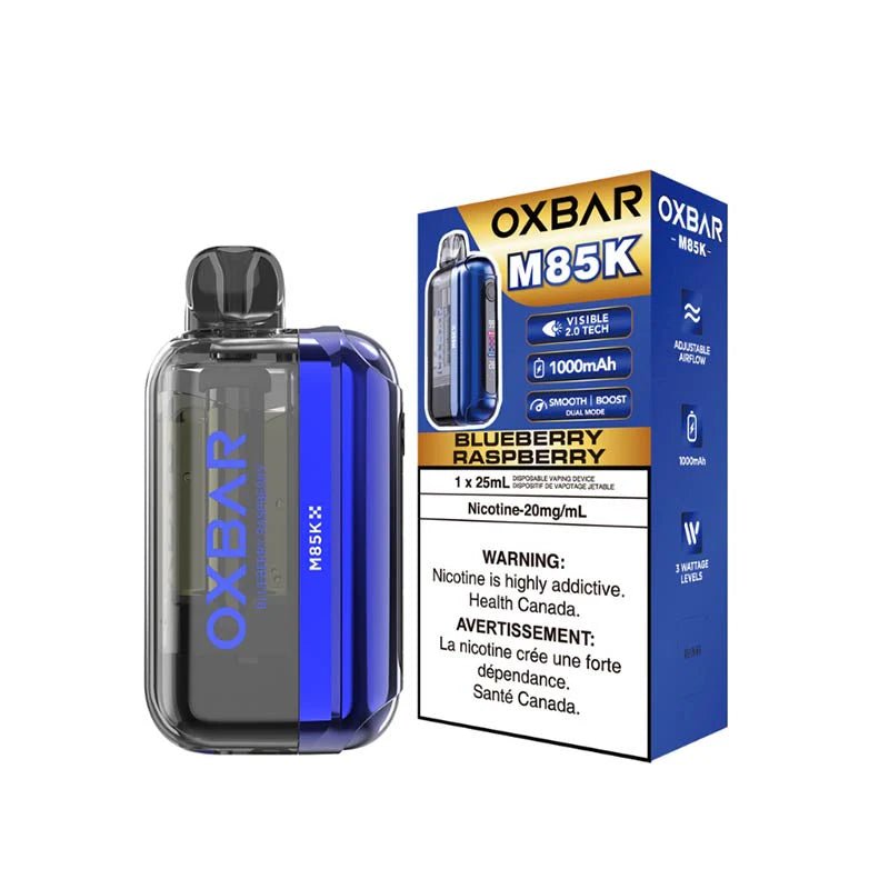 Shop OXBAR M85K Disposable - Blueberry Raspberry - at Vapeshop Mania