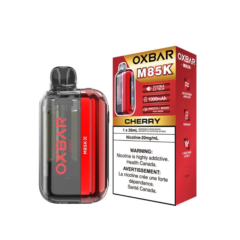 Shop OXBAR M85K Disposable - Cherry - at Vapeshop Mania