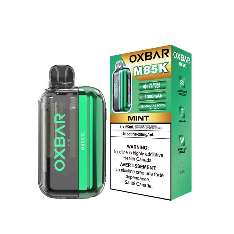 Shop OXBAR M85K Disposable - Mint - at Vapeshop Mania