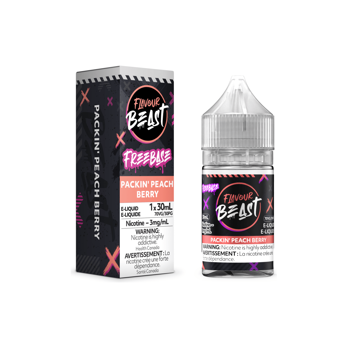 Shop Packin' Peach Berry by Flavour Beast - Freebase Vape Juice - at Vapeshop Mania