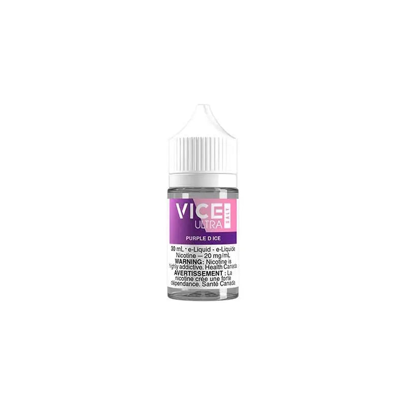Purple D Ice by Vice Ultra - Salt Nic Vape Juice - Vapeshop Mania