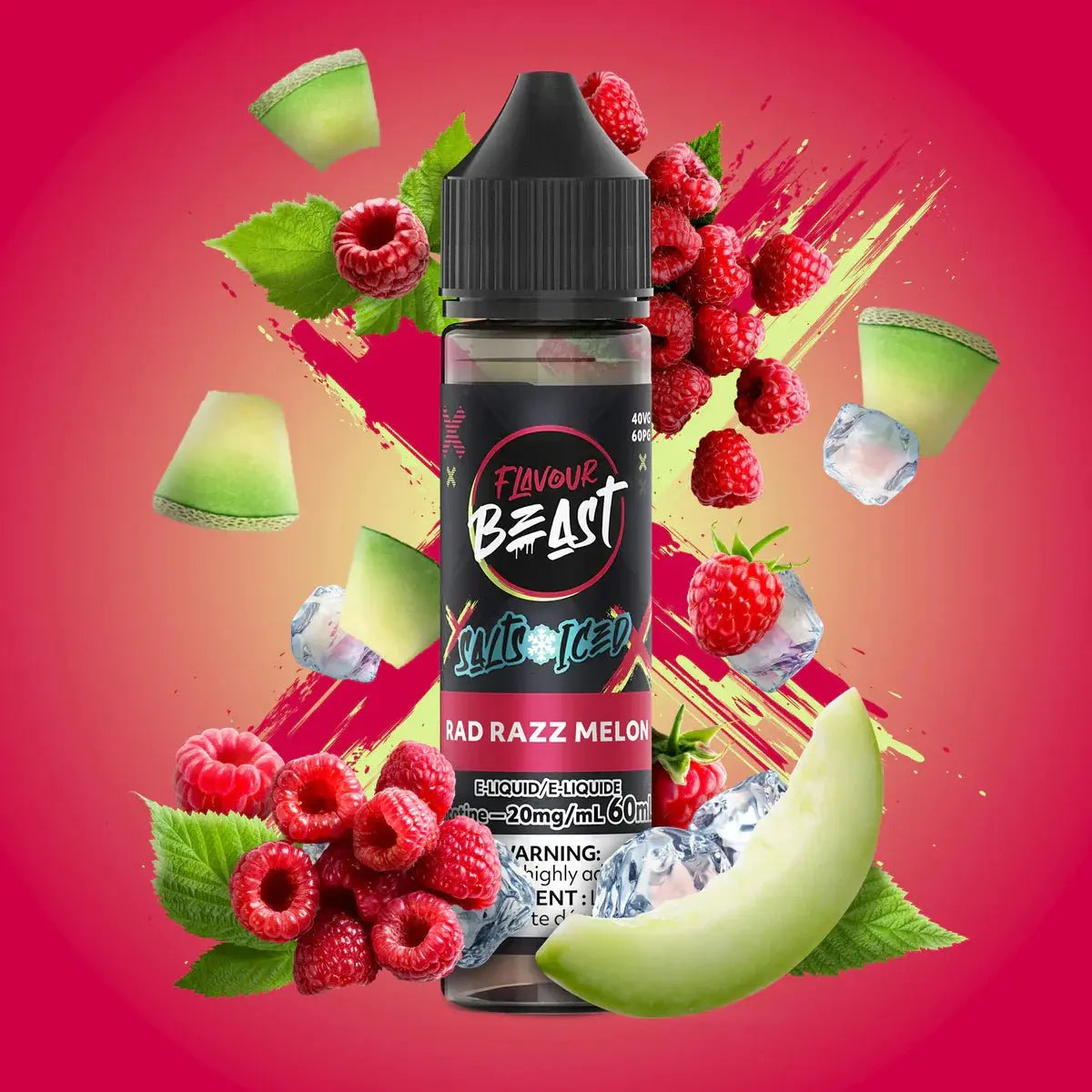 Rad Razz Melon by Flavour Beast - Salt Nic Vape Juice - Vapeshop Mania