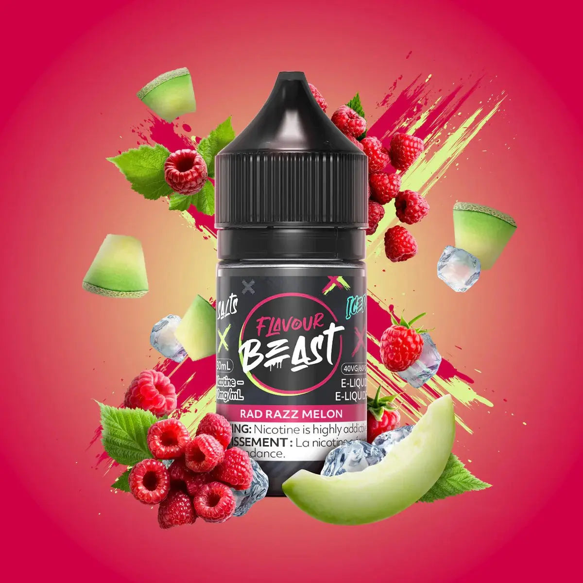 Rad Razz Melon by Flavour Beast - Salt Nic Vape Juice - Vapeshop Mania