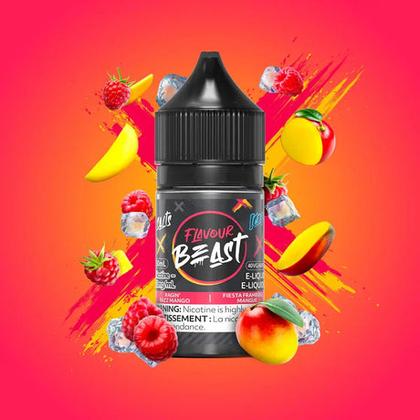 Ragin' Razz Mango Iced by Flavour Beast - Salt Nic Vape Juice - Vapeshop Mania