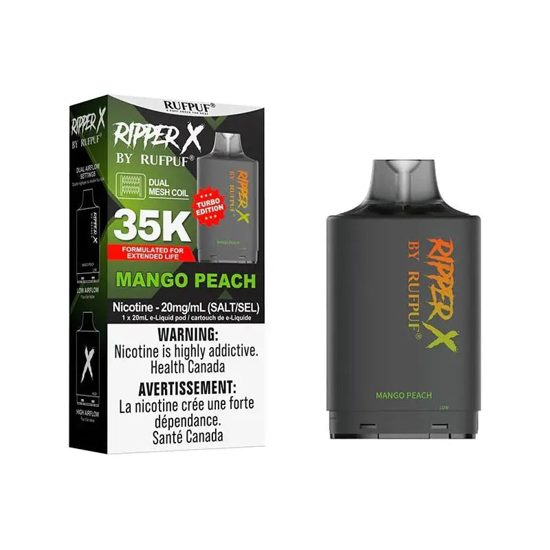 Ripper X Pod by Rufpuf 35K - Mango Peach - Vapeshop Mania