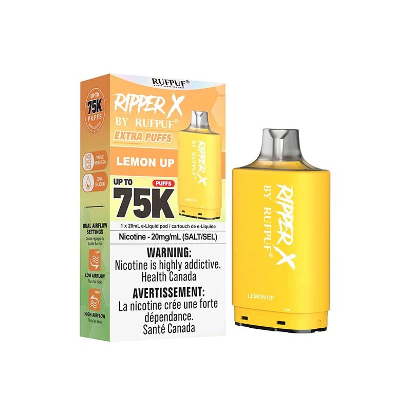 Shop Ripper X Pod by Rufpuf 75K - Lemon Up - at Vapeshop Mania