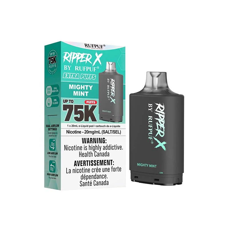 Shop Ripper X Pod by Rufpuf 75K - Mighty Mint - at Vapeshop Mania