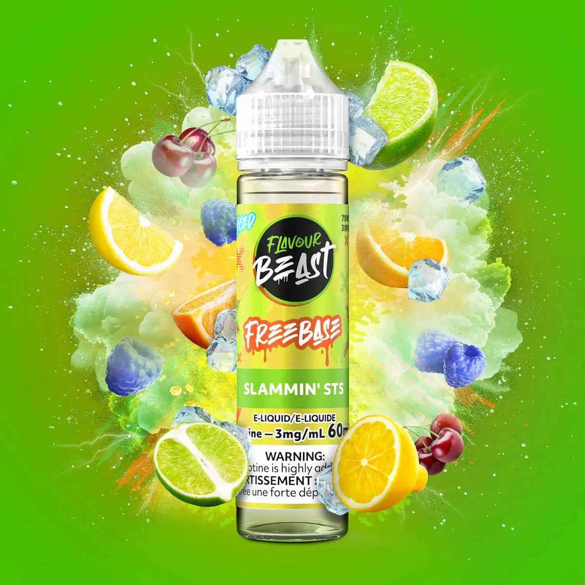 Slammin' STS Iced by Flavour Beast - Freebase Vape Juice - Vapeshop Mania