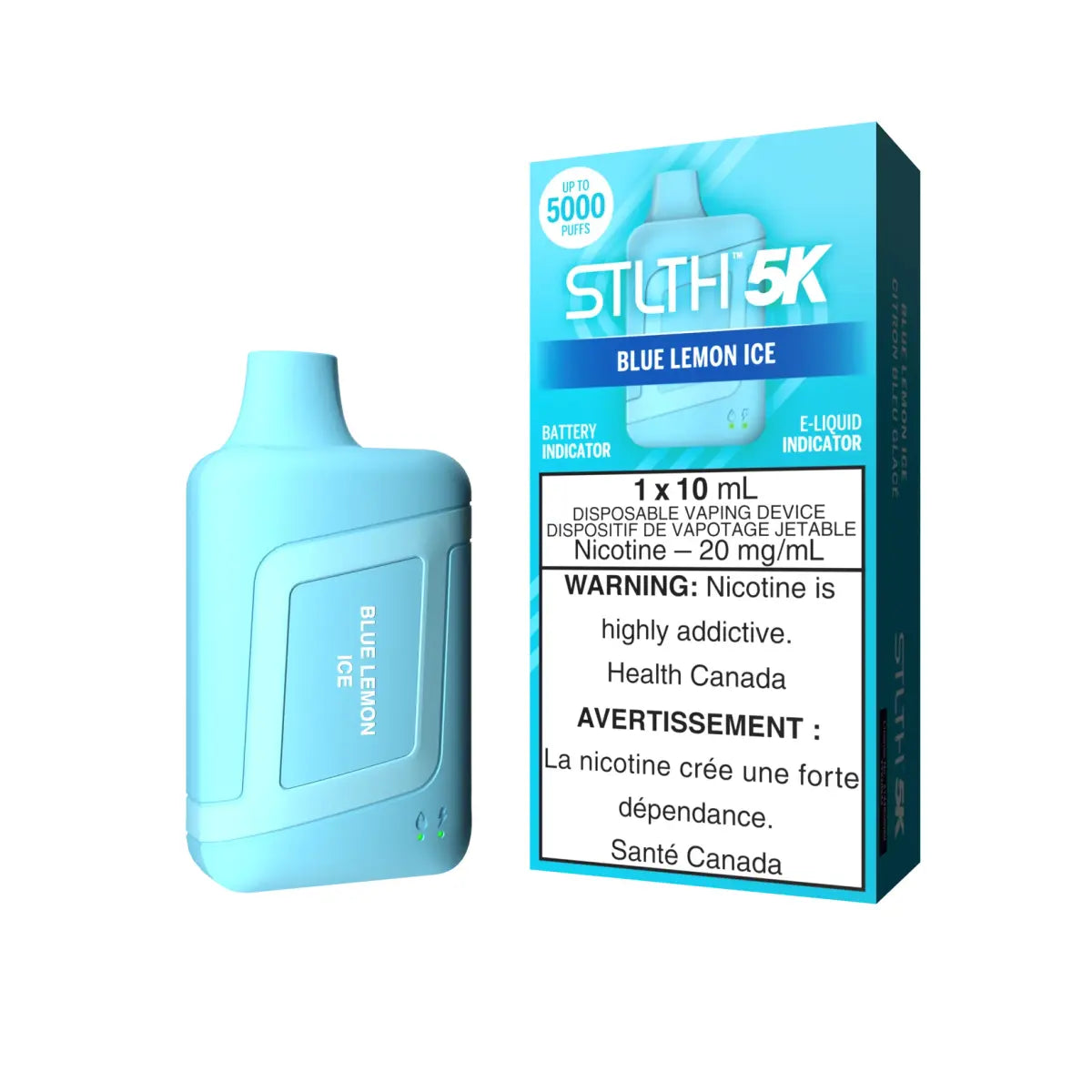 STLTH 5K Disposable - Blue Lemon Ice - Vapeshop Mania