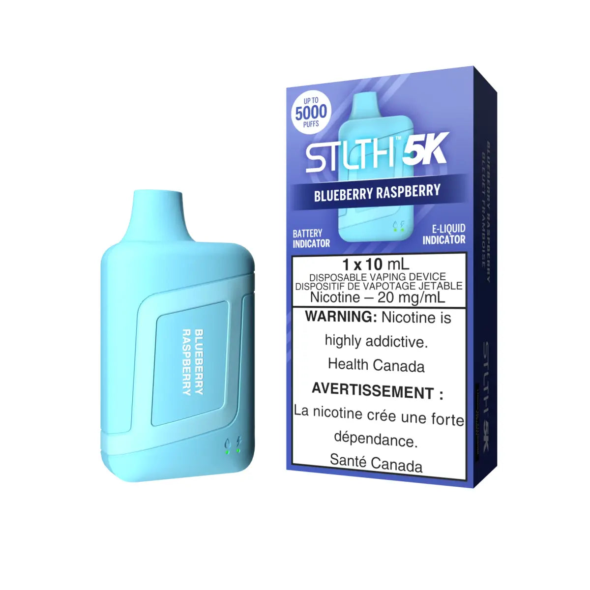 STLTH 5K Disposable - Blueberry Raspberry - Vapeshop Mania