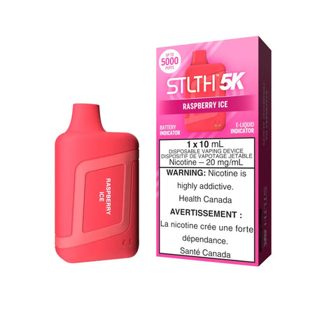 STLTH 5K Disposable - Raspberry Ice - Vapeshop Mania