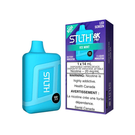 STLTH 8K Pro Disposable - Ice Mint - Vapeshop Mania