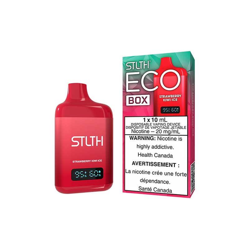 Shop STLTH ECO BOX Disposable - Strawberry Kiwi Ice - at Vapeshop Mania