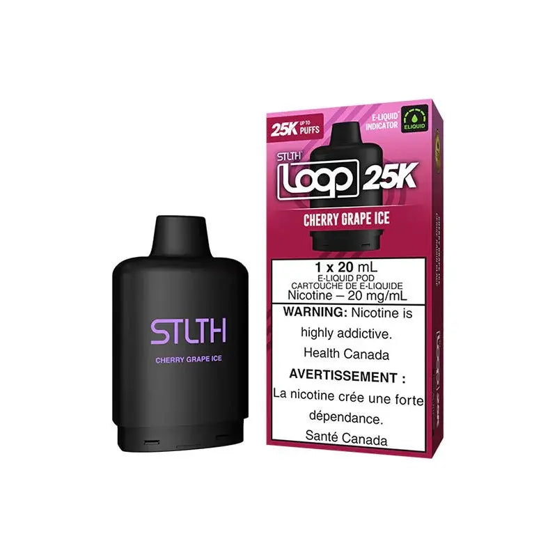 STLTH LOOP 25K Pod Pack - Cherry Grape Ice - Vapeshop Mania