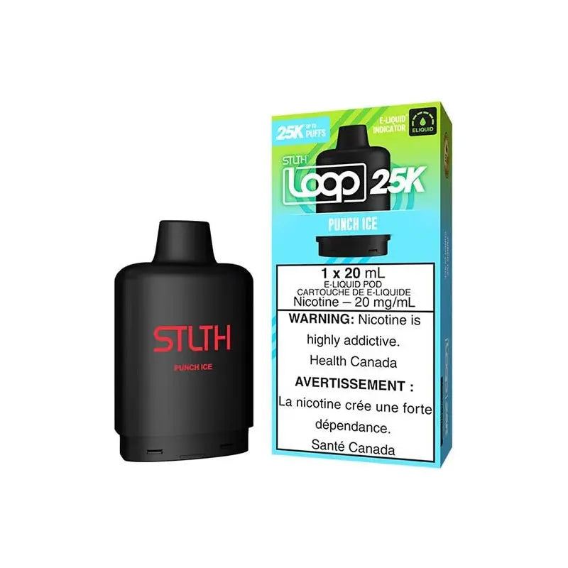 STLTH LOOP 25K Pod Pack - Punch Ice - Vapeshop Mania