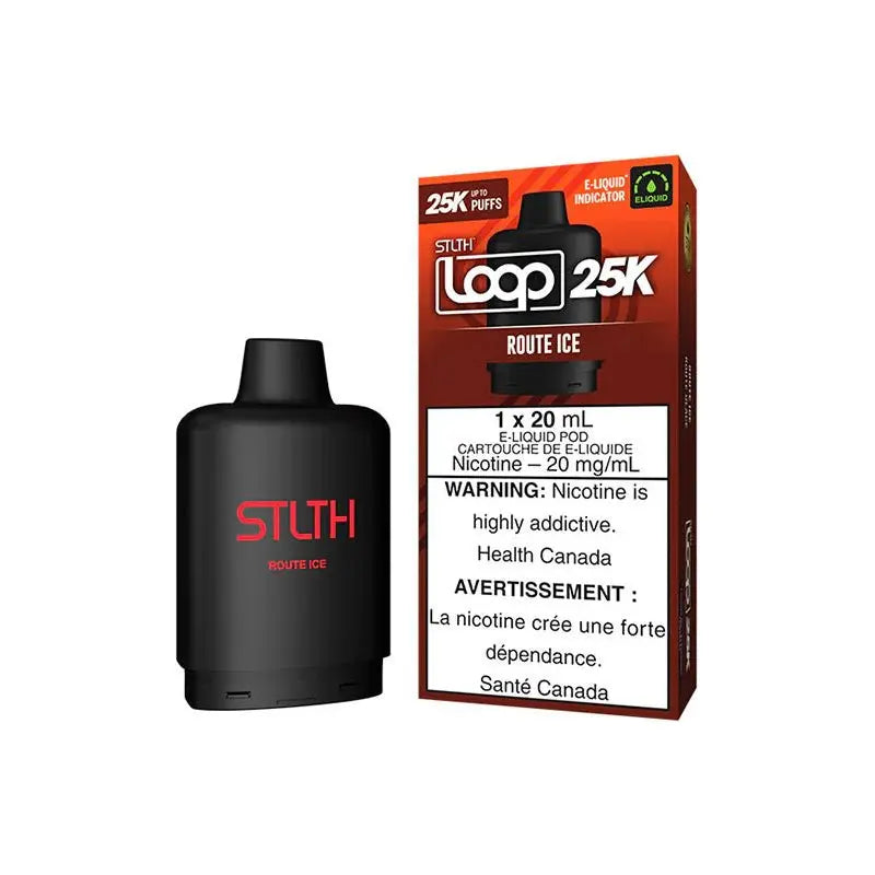 STLTH LOOP 25K Pod Pack - Route Ice - Vapeshop Mania