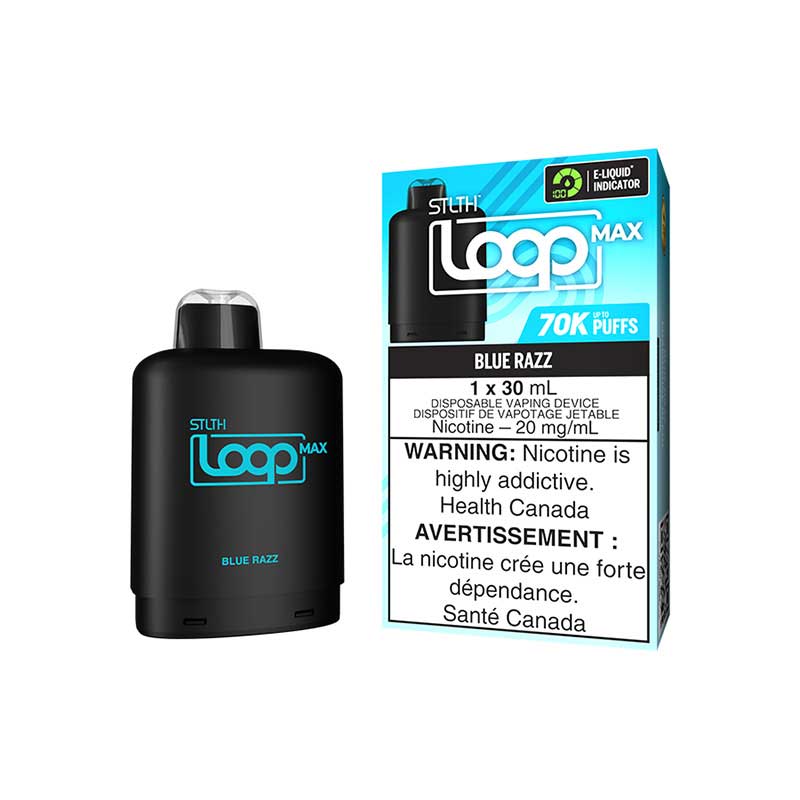 STLTH LOOP MAX 70K Pod Pack - Blue Razz - Vapeshop Mania