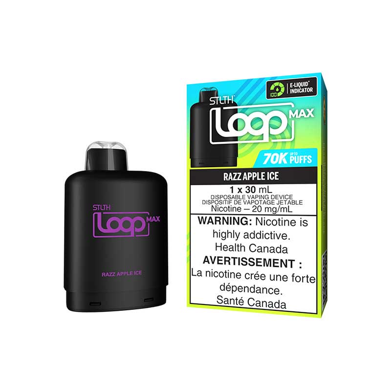 STLTH LOOP MAX 70K Pod Pack - Razz Apple Ice - Vapeshop Mania