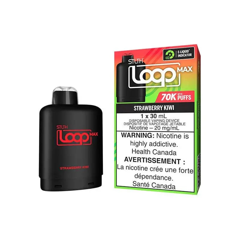 STLTH LOOP MAX 70K Pod Pack - Strawberry Kiwi - Vapeshop Mania