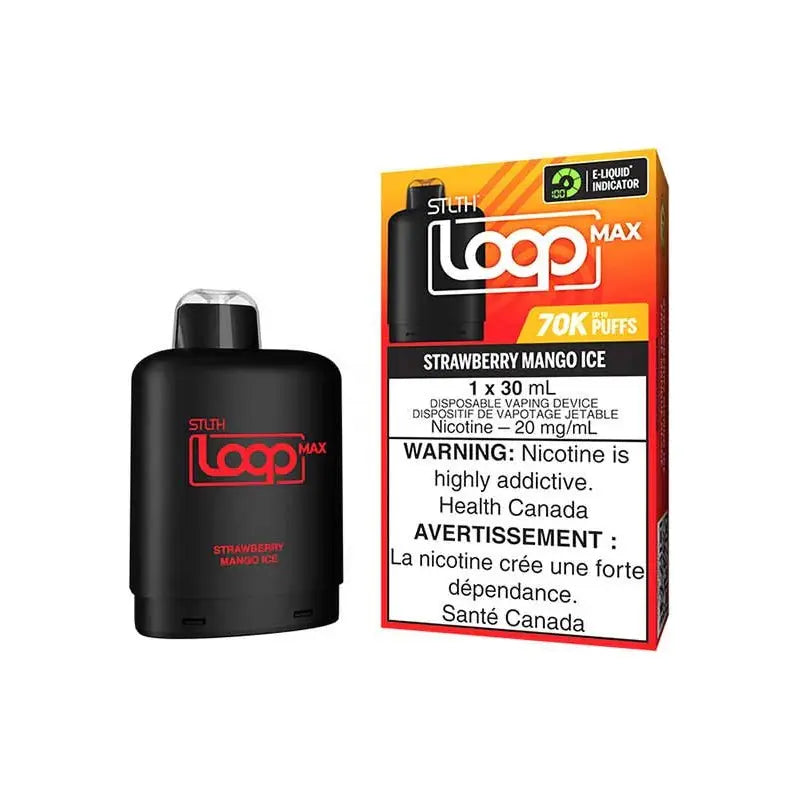 STLTH LOOP MAX 70K Pod Pack - Strawberry Mango Ice - Vapeshop Mania