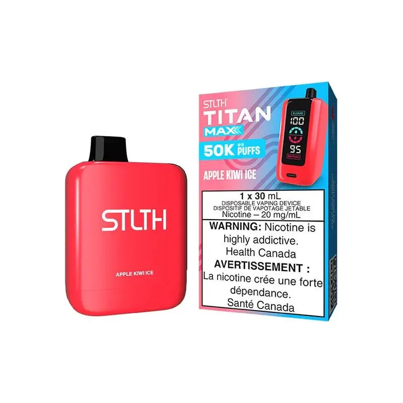 STLTH Titan MAX 50K Disposable - Apple Kiwi Ice - Vapeshop Mania