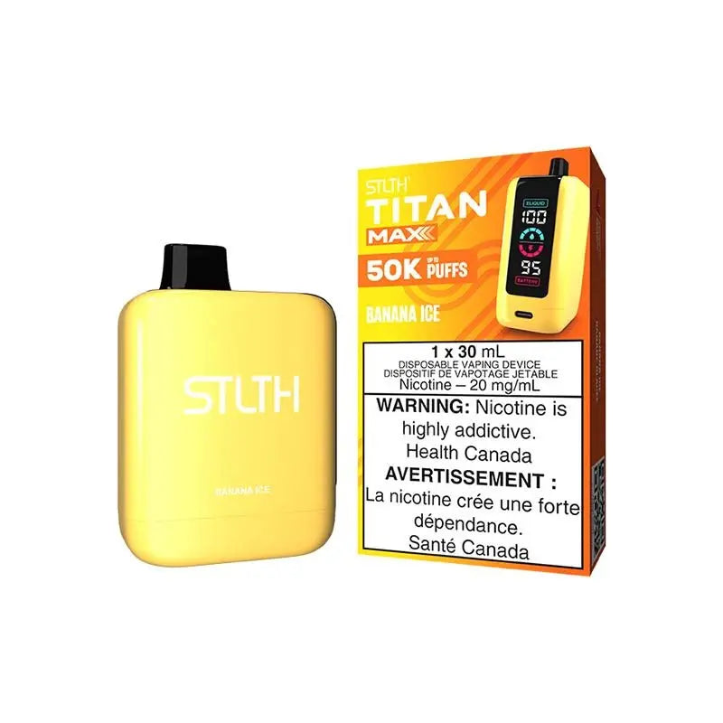 STLTH Titan MAX 50K Disposable - Banana Ice - Vapeshop Mania