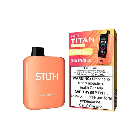 STLTH Titan MAX 50K Disposable - Juicy Peach Ice - Vapeshop Mania