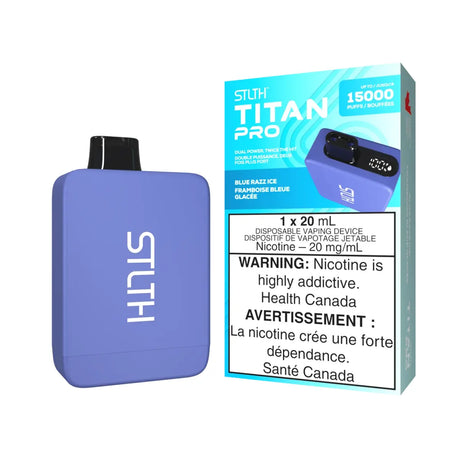 STLTH Titan Pro 15K Disposable - Blue Razz Ice - Vapeshop Mania