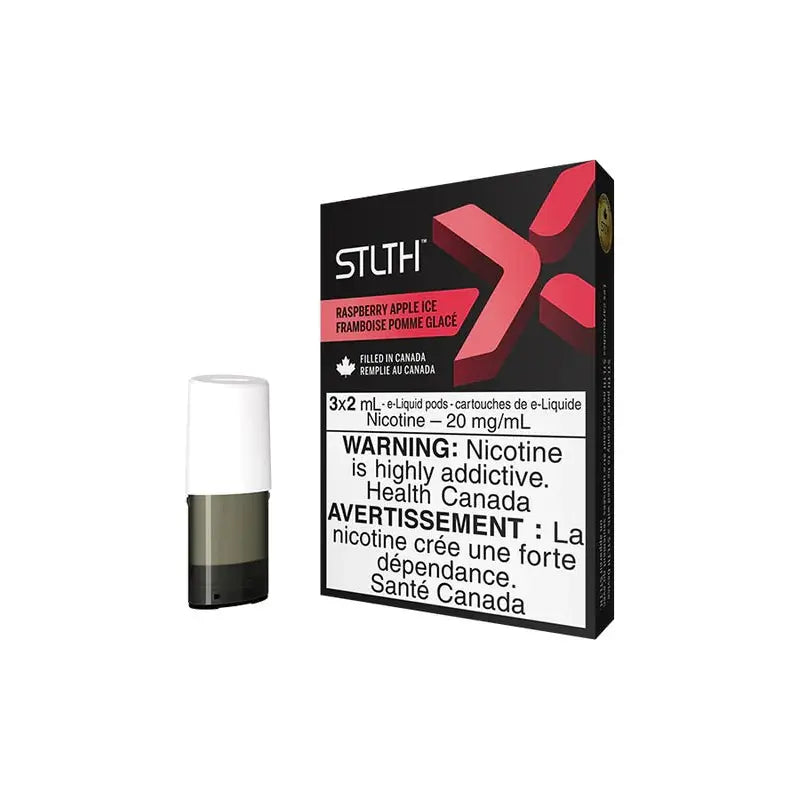 STLTH X Pod Pack - Raspberry Apple Ice - Vapeshop Mania