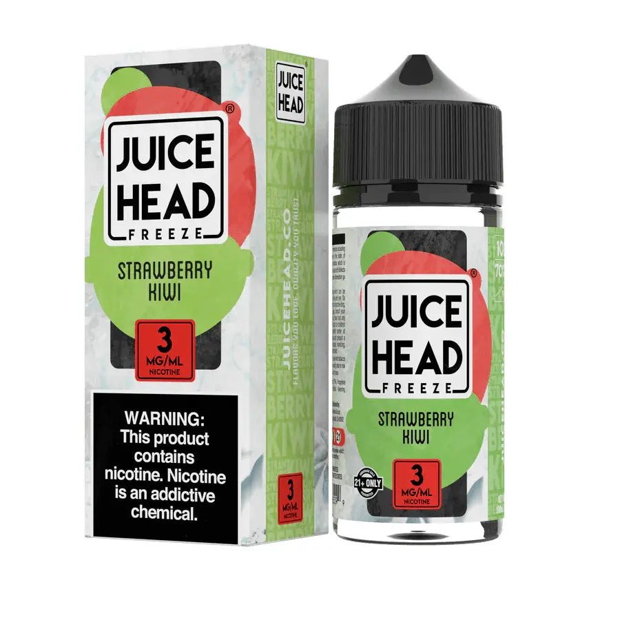 Strawberry Kiwi FREEZE by Juice Head - Freebase Vape Juice - Vapeshop Mania