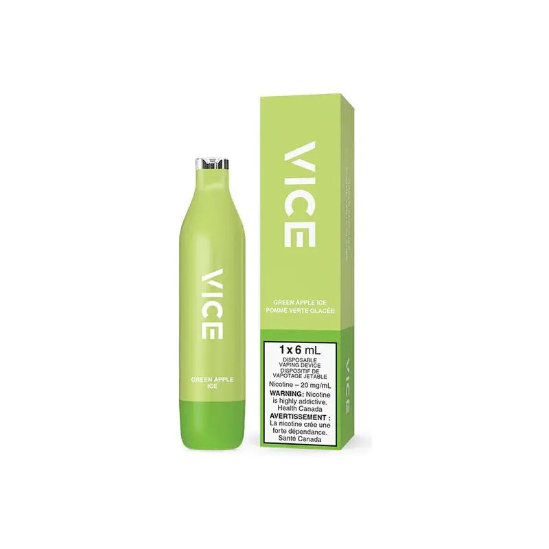 VICE 2500 Disposable - Green Apple Ice - Vapeshop Mania