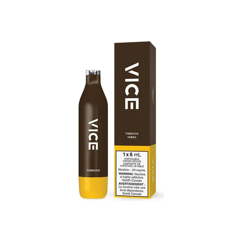 VICE 2500 Disposable - Tobacco - Vapeshop Mania