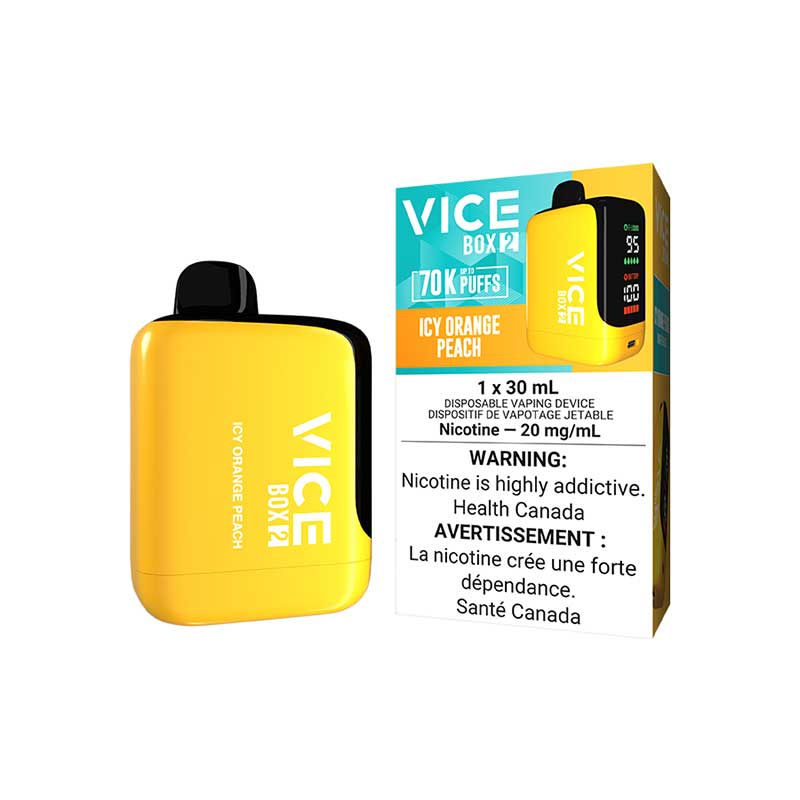 VICE BOX 2 70K Disposable - Icy Orange Peach - Vapeshop Mania
