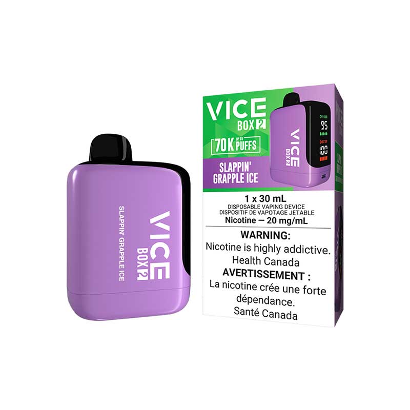 VICE BOX 2 70K Disposable - Slappin' Grapple Ice - Vapeshop Mania
