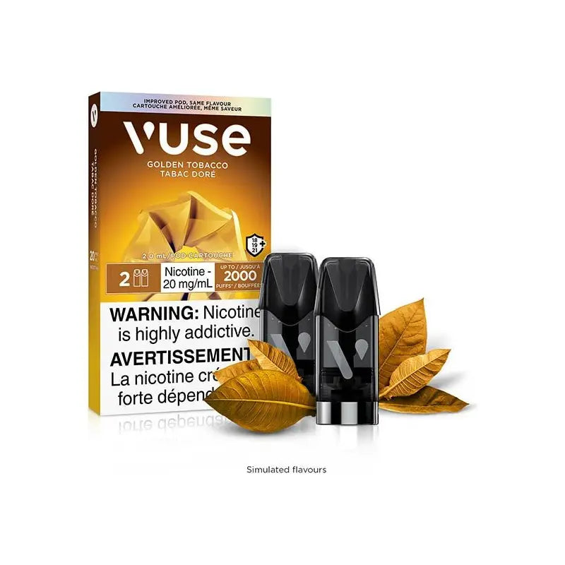VUSE Pods - Golden Tobacco (2pk) - Vapeshop Mania