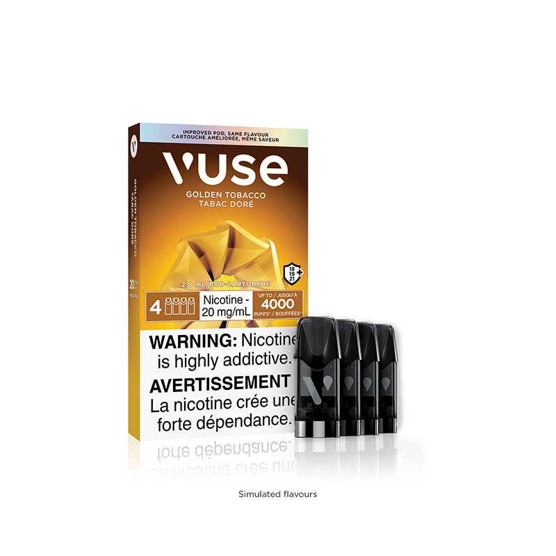 VUSE Pods - Golden Tobacco (4pk) - Vapeshop Mania